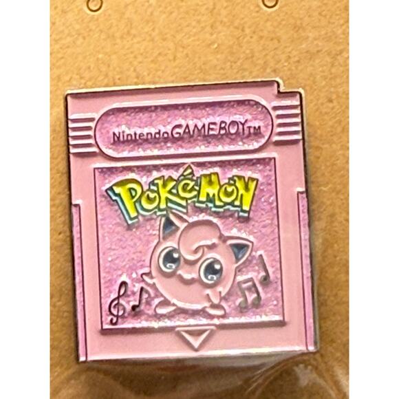 Pokemon Other - Pokemon Pink Jiggly Puff Gameboy Color Nintendo Enamel Pin